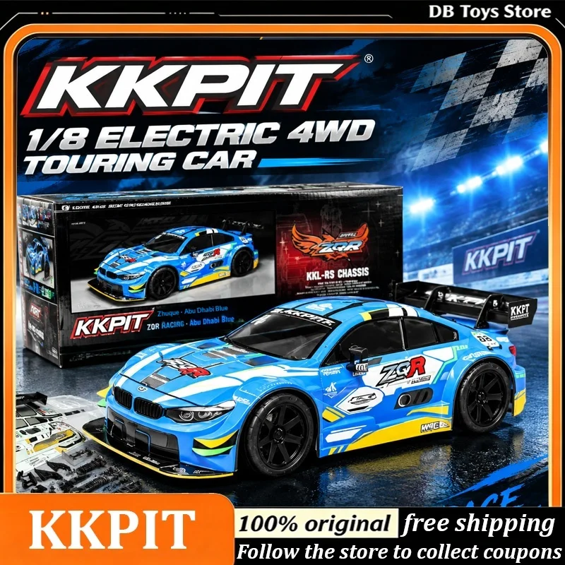 KKPIT ZQR KRL-RS CS162 1/8 4WD Electric RC Touring Car KIT Unassembled On-Road Racing Chassis With Pre-Painted Body Shell gifts