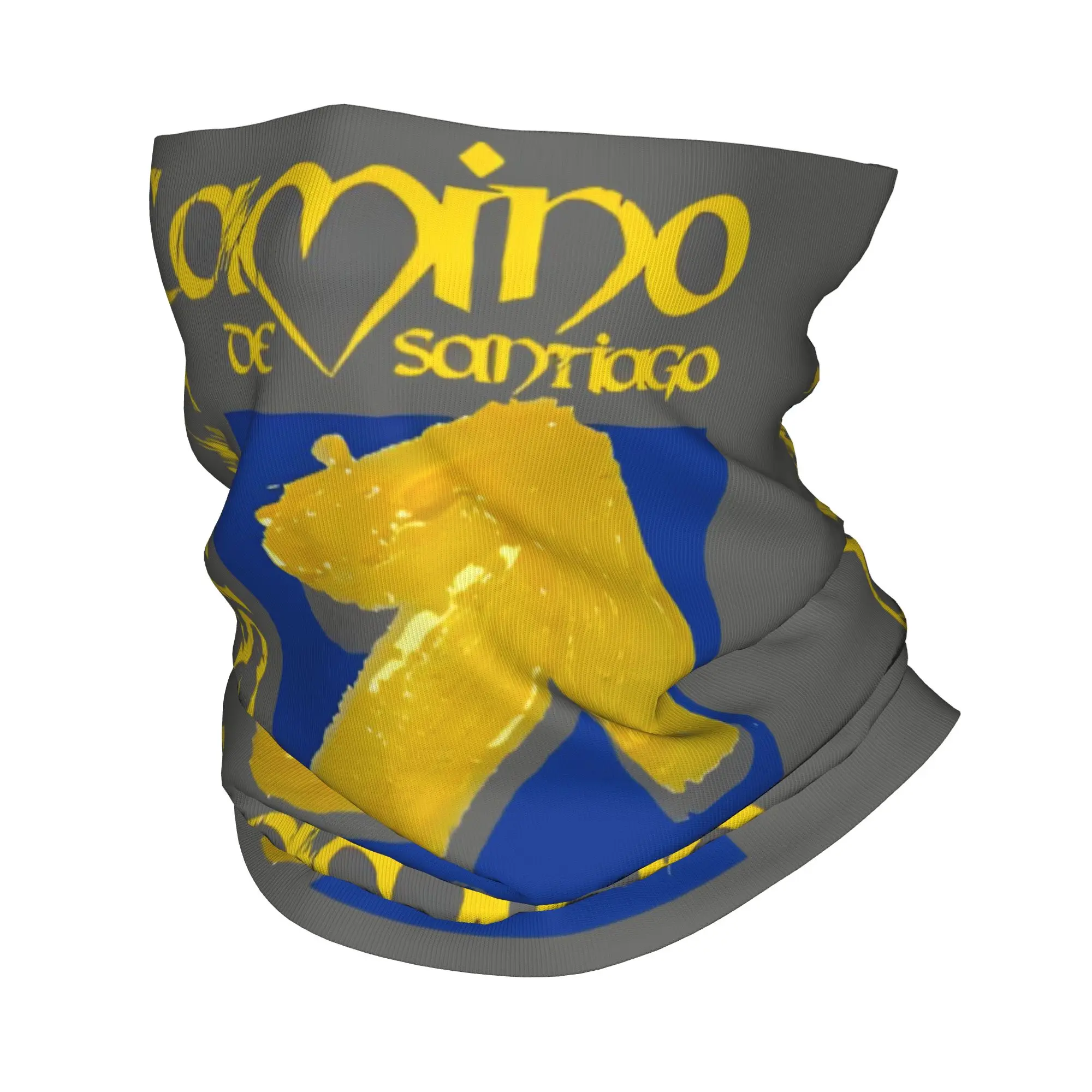 مخصص كامينو دي سانتياغو باندانا الرقبة الجراب يندبروف الوجه وشاح غطاء النساء الرجال المسيحية عقال أنبوب بالاكلافا