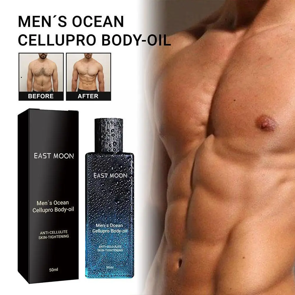 Ocean Cellupro-Aceite Corporal reafirmante para hombre, aceite de celulitis orgánico 2023, masaje corporal Anti-Nuevo, 50ml, L2x3