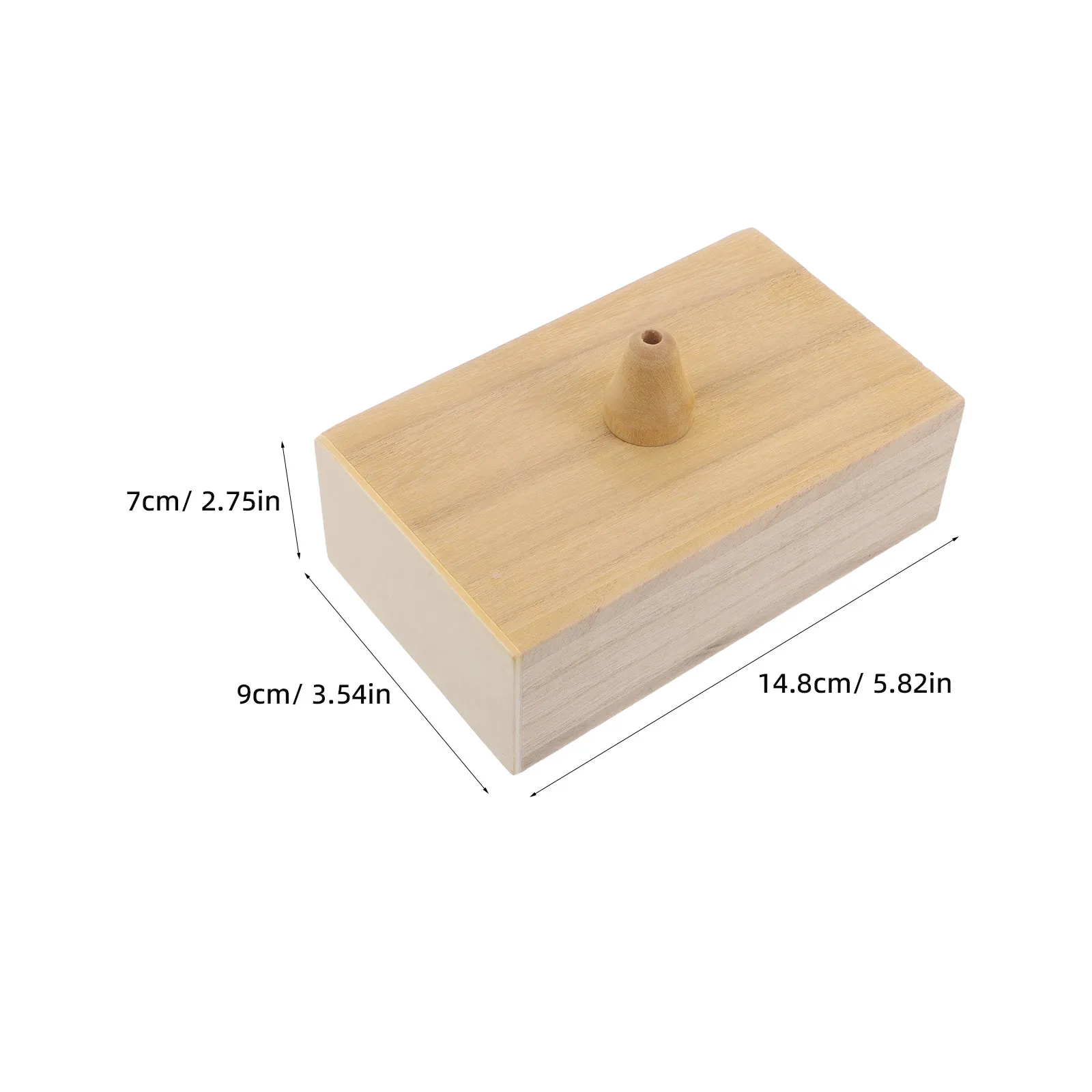 5.8x3.5x2.8in  Tuning Fork Resonance Box Wellness Tool Meditation Supplies Sound Therapy Case Spa Amplifier Healing Classroom