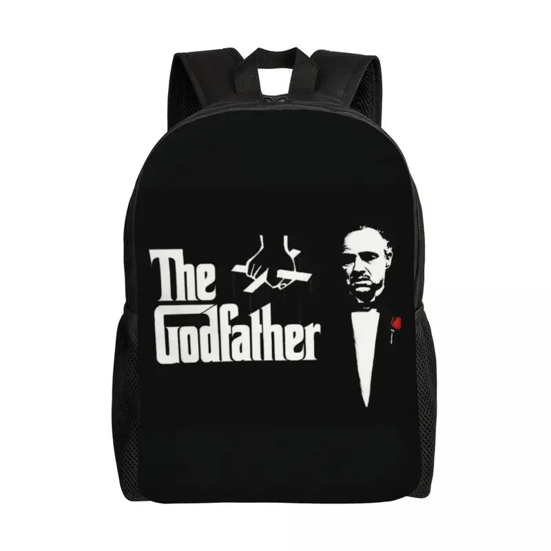 Customized Padrino The Godfather Backpack  School College Students Bookbag Fits 15 Inch Laptop Classic Gangster Movie Bags