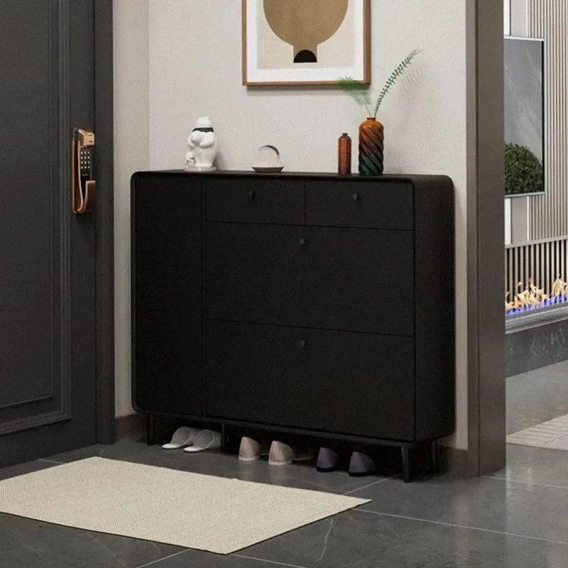 Narrow Designer Shoe Cabinet Organizer Slippers Storage Living Room Shoe Shelf Entrance Hall Vertical Muebles Salon Furniture