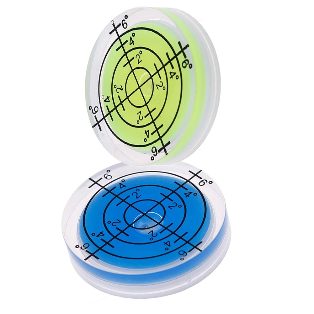 Imagem -03 - Ferramenta de Medição Nivelada 32 mm Pcs Nível Circular Horizontal Nível Espiritual Instrumento de Medição