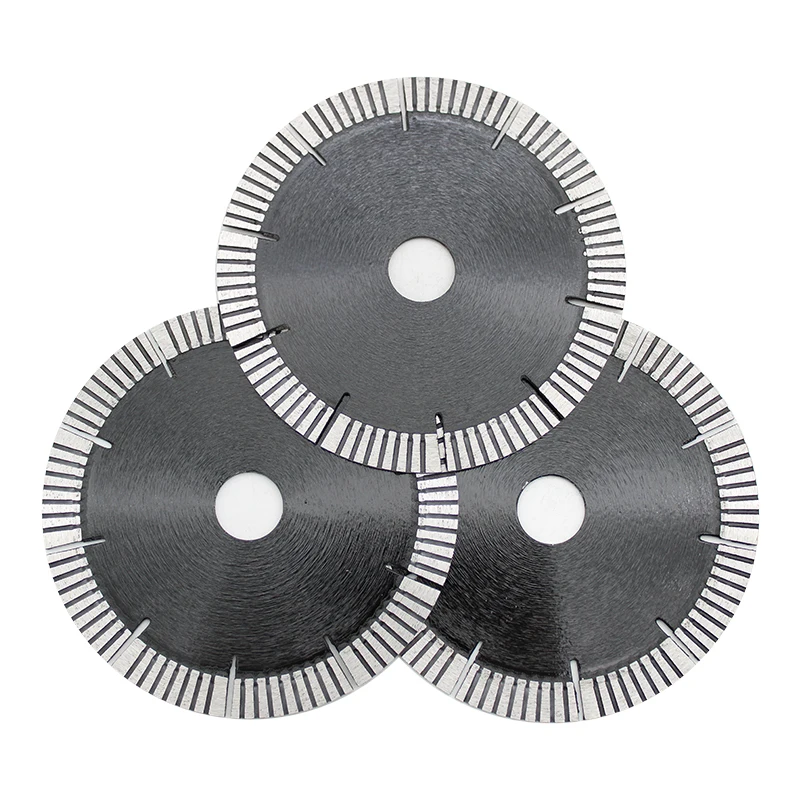10Pcs 120mm T-Groove Diamond Saw Blades, 20mm Bore, Sharp Corrugated Cutting Disc for Tile, Stone, Concrete Cutting Machine