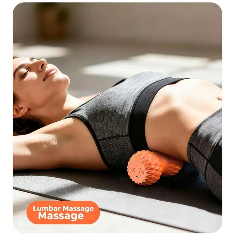 M5TC Silicone Yoga Peanut Ball With Heat Exercise & Tissue Massage Muscle Relaxation