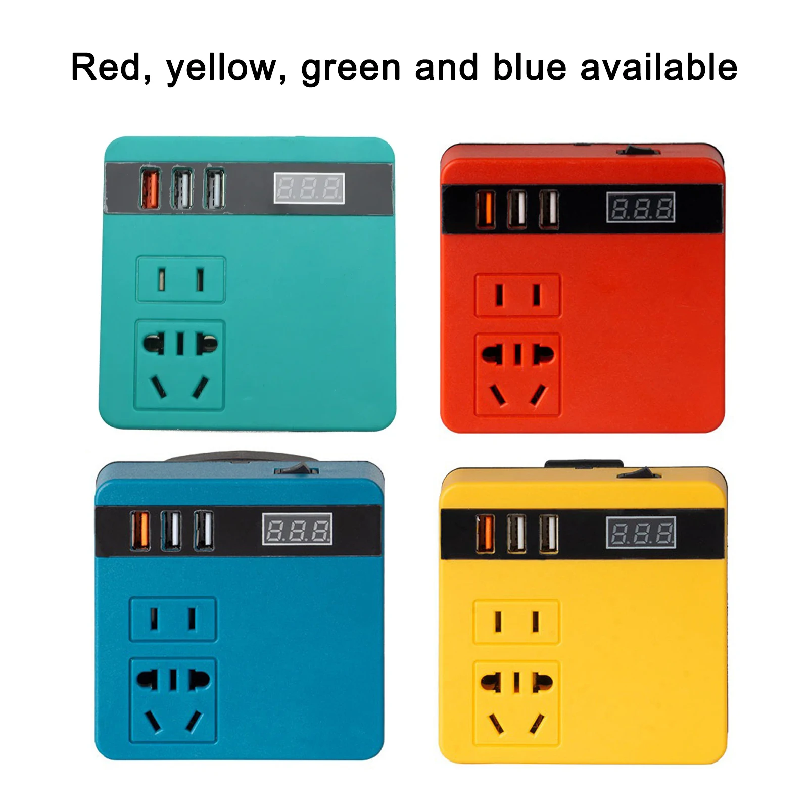 120W Lithium Battery Inverter Power Bank 18v 21v To 110v 220v Multi-Function Household Smart Transformer Outdoor Work Inverter