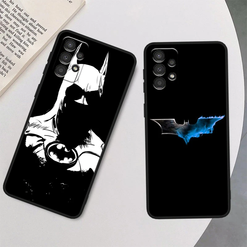 B-batmans Superhero For Samsung A90 A80 A70S A60 A50S A40 A30S A20E A20S A10S Silicone Black Phone Case