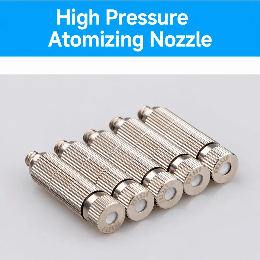 Durable 3/16 Inch Misting Nozzle 0.1mm~0.5mm Brass Atomization Sprayer Humidify Sprayer