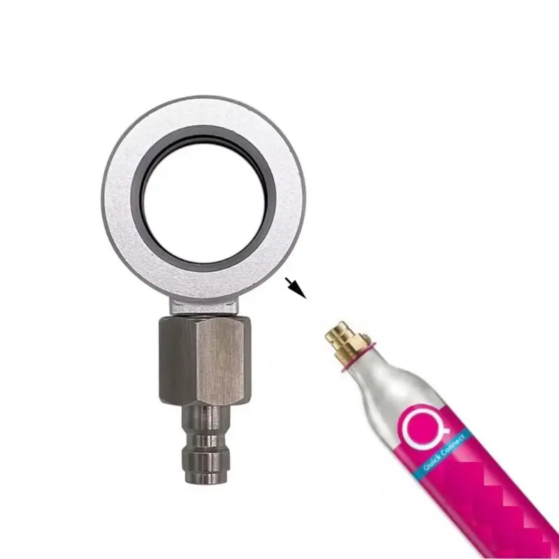 2025 Новый CO2 Инфляционный разъем Adapter Adapter Adapter Adapter Metal Texture Texture