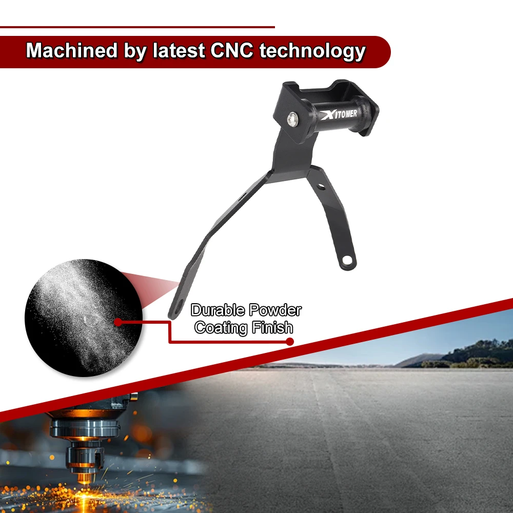 لكاواساكي فولكان S فولكان 650 S 2015-2024 دراجة نارية لتحديد المواقع والملاحة لوحة قوس الجبهة بار الهاتف لتحديد المواقع حامل جبل حامل