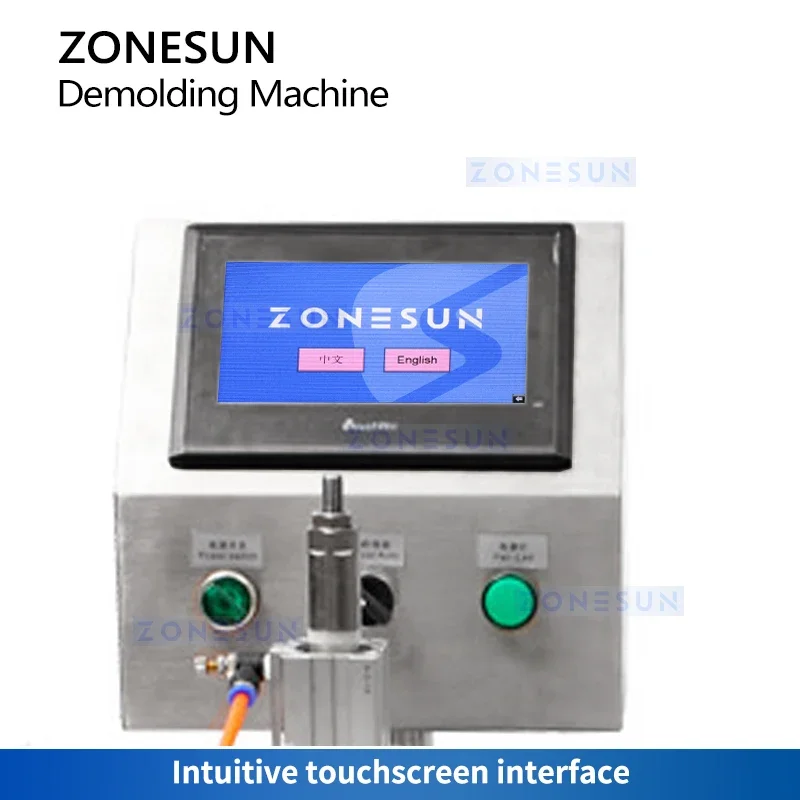 ZONESUN ZS-TM1 12 Hole lippie Unmolding Tool Cosmetic Lip Care Balm Stripping Machine Lipstick Mold Remover