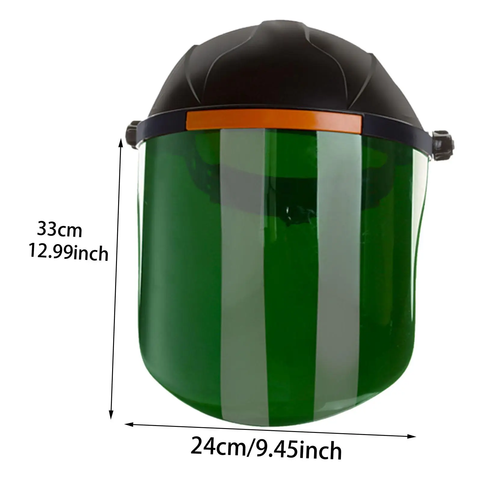 Welding Face Cover with Flip Front Visor Heat Resistant Adjustable PC Material Versatile for Mechanical Industry Professional