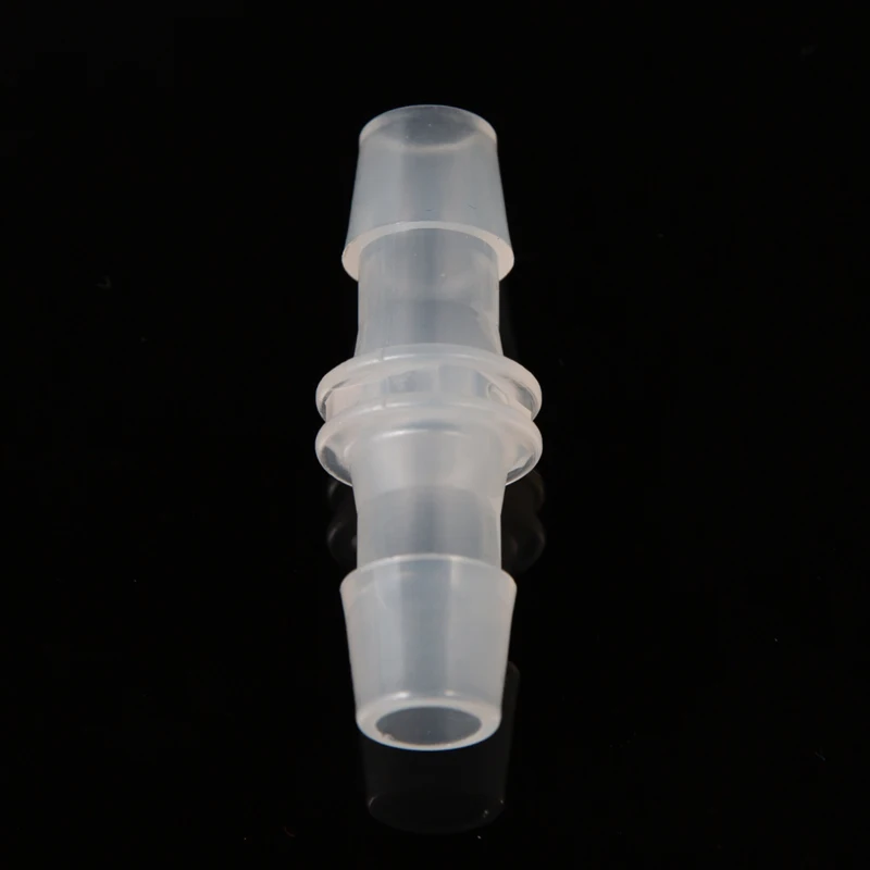 10-pcs-pk Plastic Hose Barb Fittings Equal Barbed Adatper Garden Micro Irrigation Water Connector