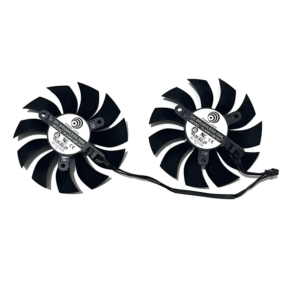 New PLA09215B12H 85MM 4PIN 0.55A video card cooling fan,For EVGA GTX 1080 1070 1060 GTX 980 970 960 950 ACX 2.0 Graphics card