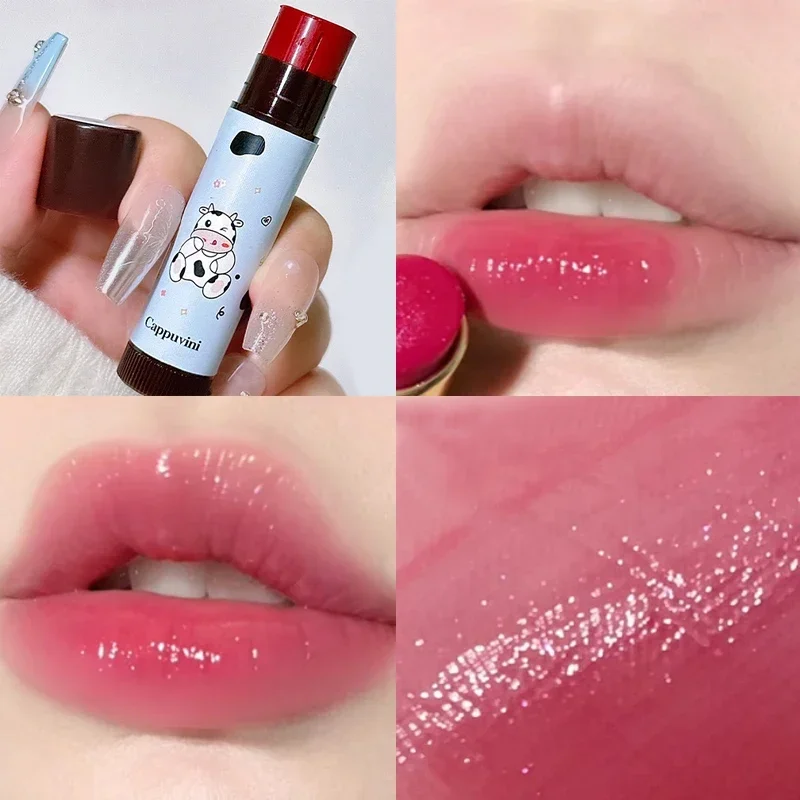 Bálsamo labial hidratante de 1/3 piezas, Pintalabios de gelatina de color, duradero, Reduce la línea labial, antisecado, hidratación, cuidado labial