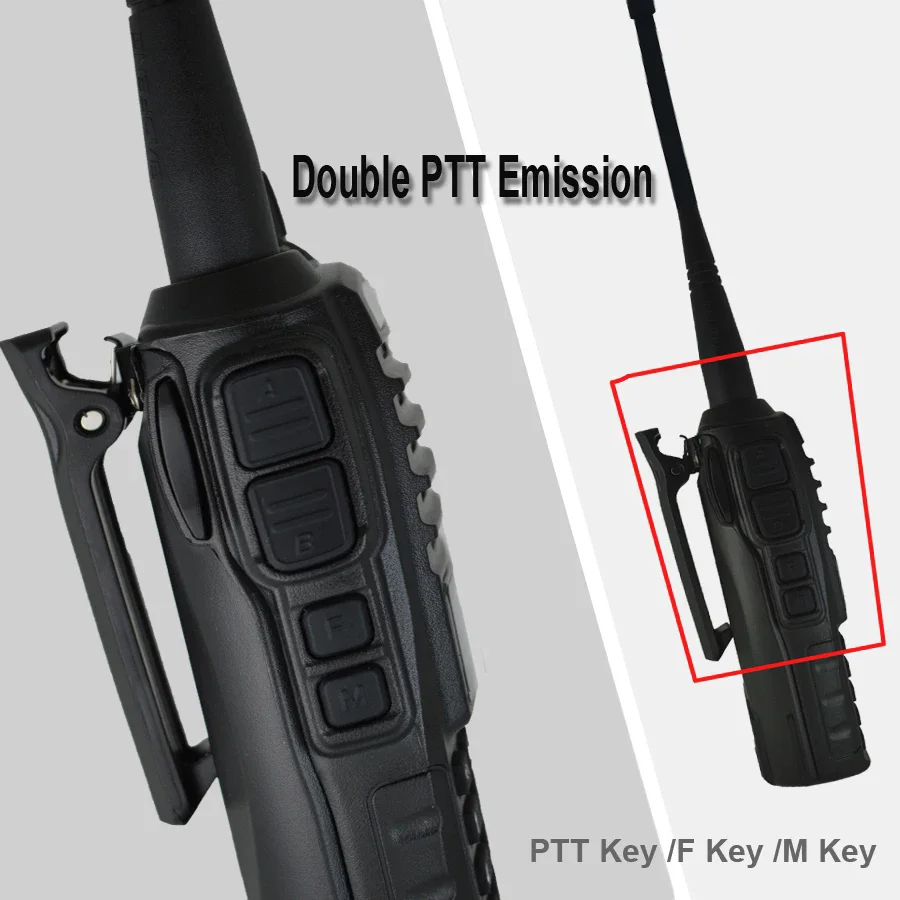 BaoFeng-Walkie Talkie UV-82 de doble banda, Radio bidireccional con batería de 136 mAh, UV82, 10 piezas, 8W, 174-400 y 520-2800 MHz, envío desde