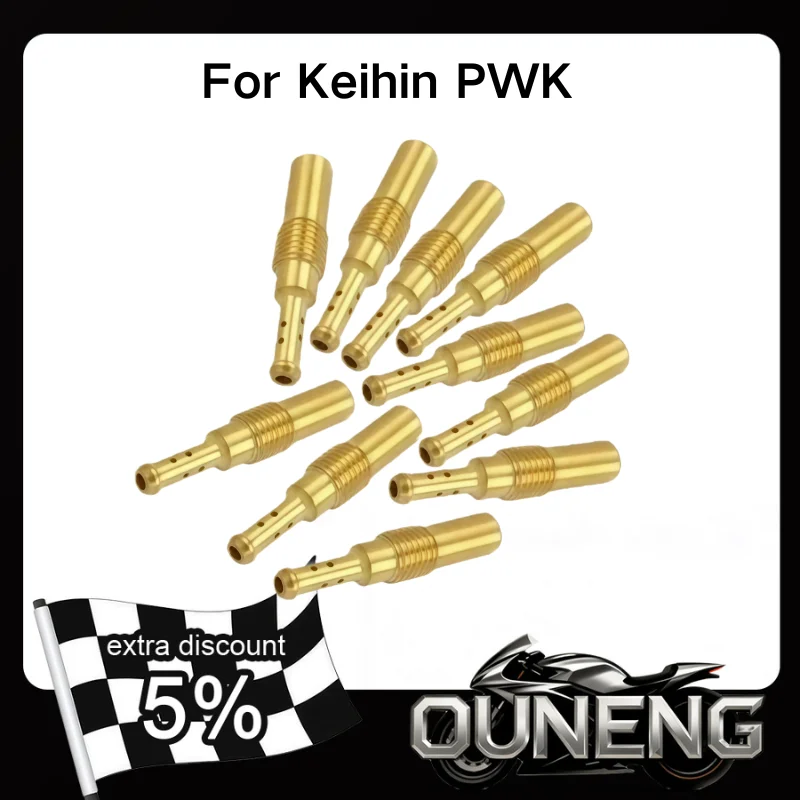 

1 PCS M6 x 0.75mm For KEIHIN PWK PE FCR KOSO OKO Injector Nozzle Jets #30-55 Motorcycle Carburetor Slow Jet Pilot Jet