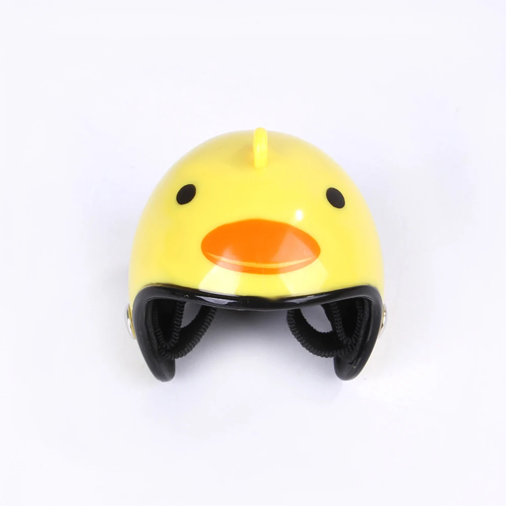 

1Pc Chicken Adjustable Poultry Headgear Bright Patterns Safe Comfortable Bird Pet Yellow