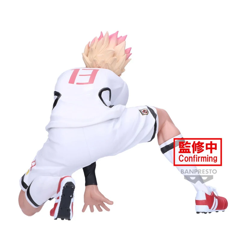 In Magazzino Bandai Originale Banpresto BLUE LOCK Shidou Ryuusei 10Cm Action Figure Anime PVC Modello Giocattoli Per Bambini Raccogliere Regalo bambola