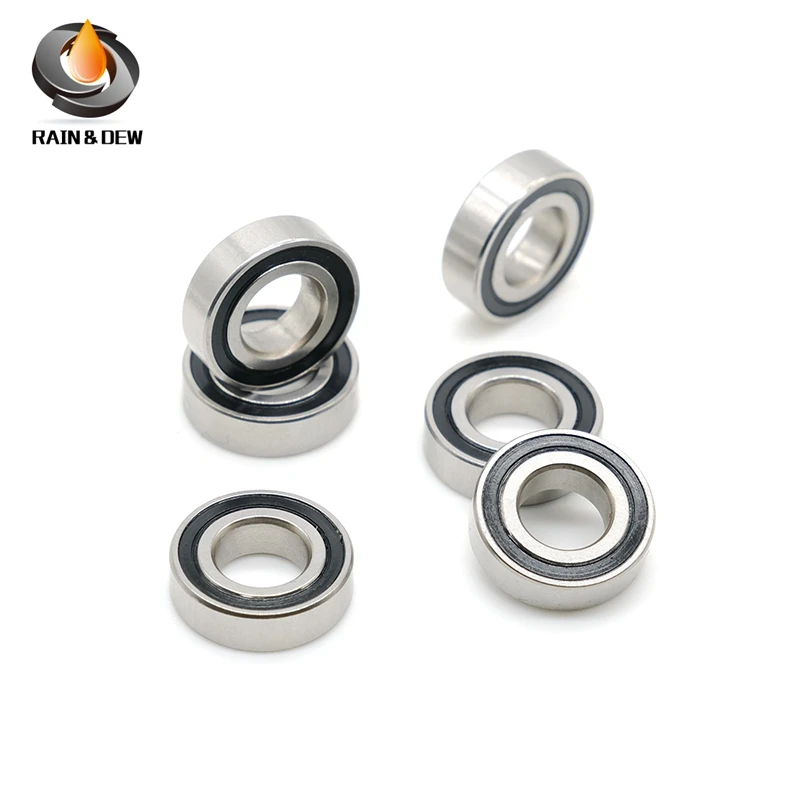 

S687RS Bearing 10PCS 7x14x5 mm ABEC-7 Hobby Electric RC Car Truck S687 RS 2RS Ball Bearings S687-2RS Black Sealed