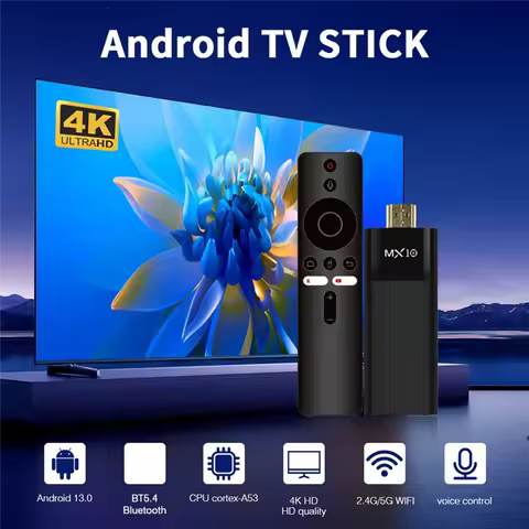 A25P MX10-F3 Android 13 TV Box 2.4G/5G Dual Wifi Allwinner H313 Set Top Box TV Stick 2G+16G 4K