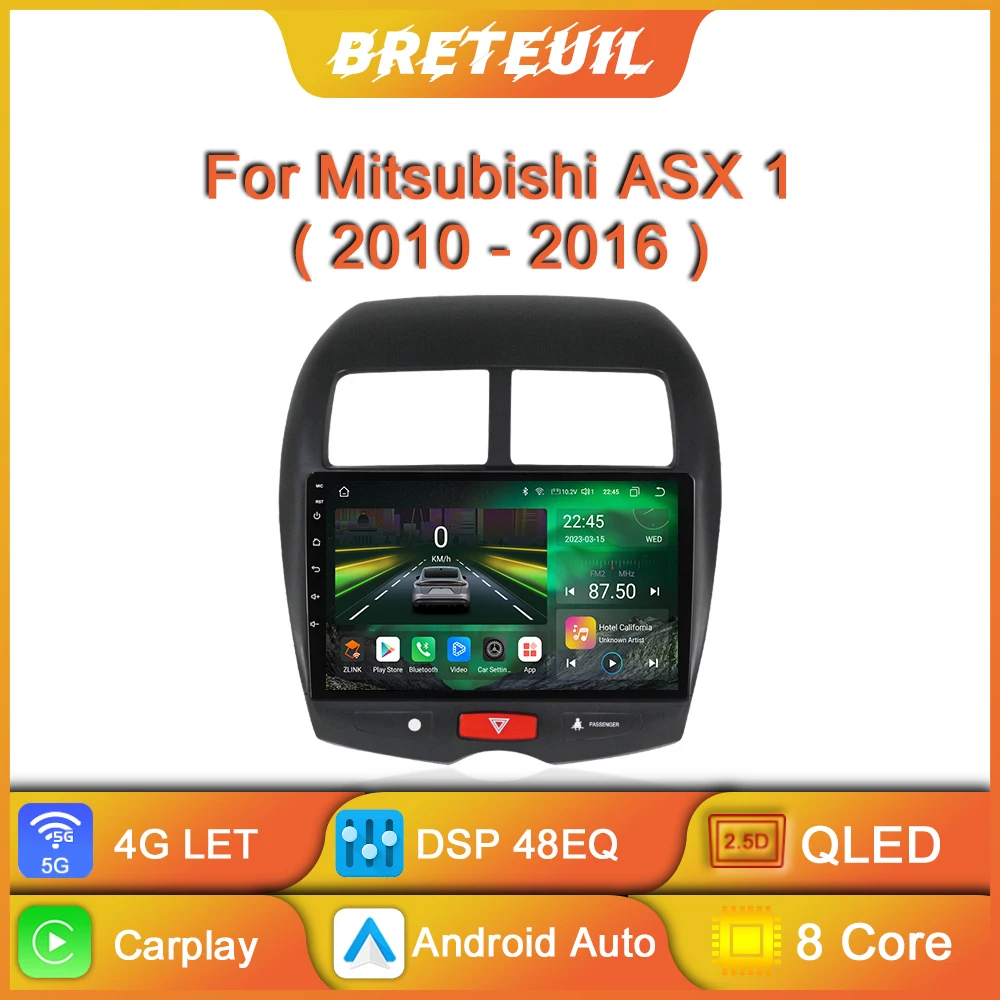 

Android Car Radio For Mitsubishi ASX 1 2010 - 2016 Multimedia Video Player Navigation GPS Carplay QLED Touch Screen Auto Stereo