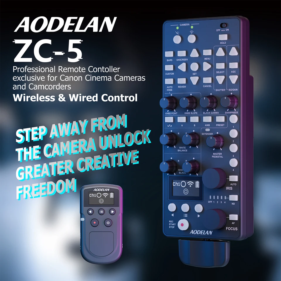 AODELAN ZC-5 650FT Wireless Multifunctional Remote Controller for