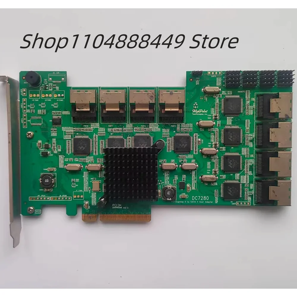 

FOR HighPoint DC7280 PCI-Express II TO SATA II Host adapter card