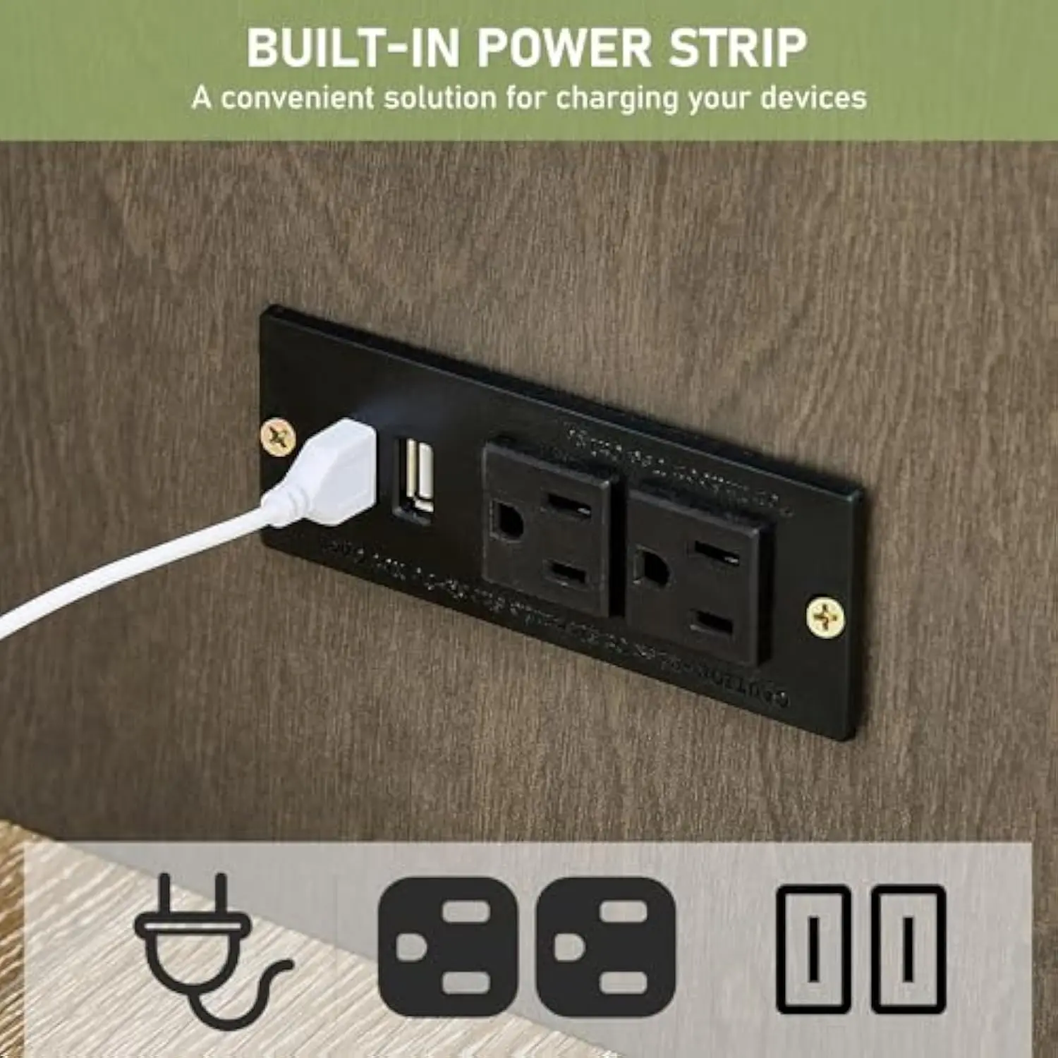 Mesa de jogos em forma de L com gavetas, mesa de computador reversível de 67 polegadas com luzes LED, mesa de trabalho com tomada de energia para escritório doméstico