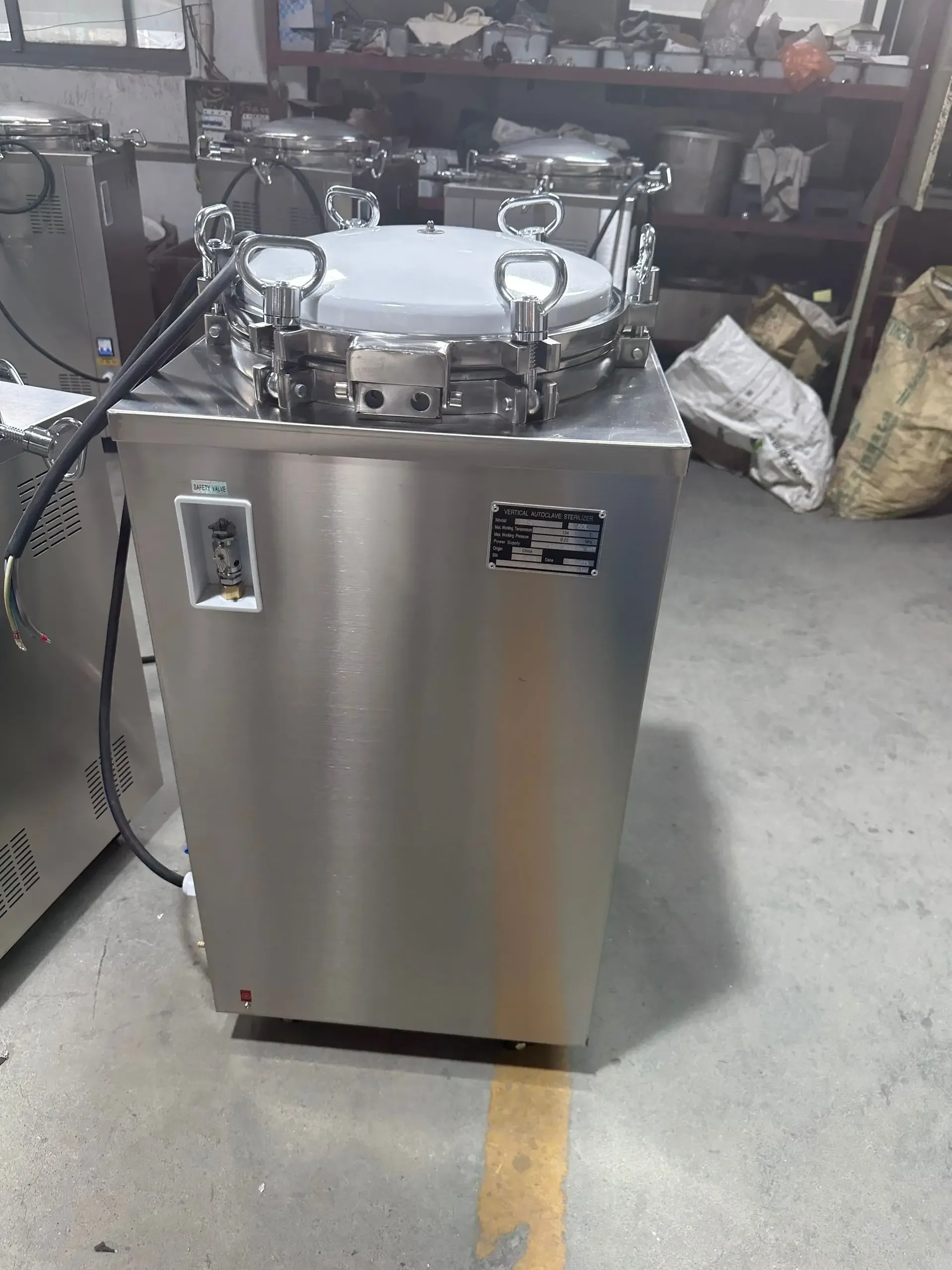 150 Liter Vertical Autoclave for Mushroom Spawn Cultivation