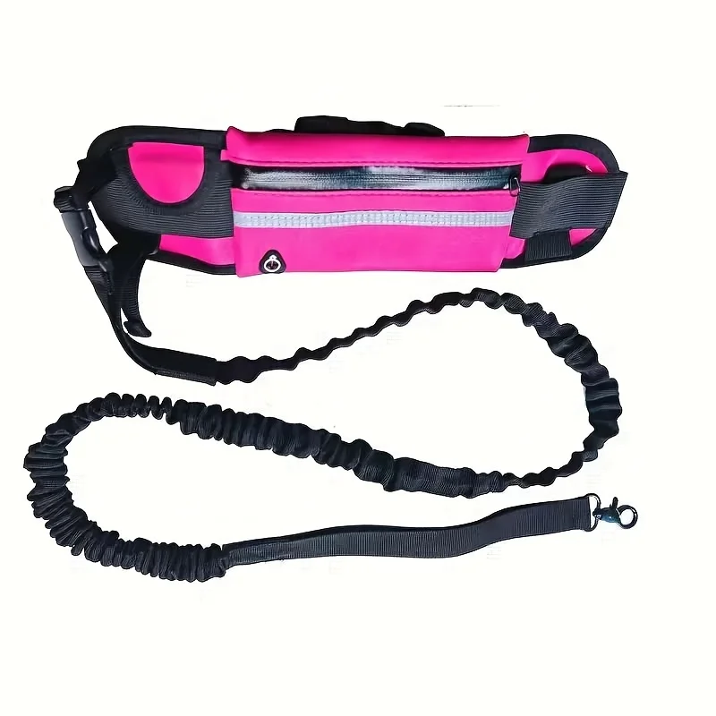 Hands-Free Reflective Dog Running Leash 4