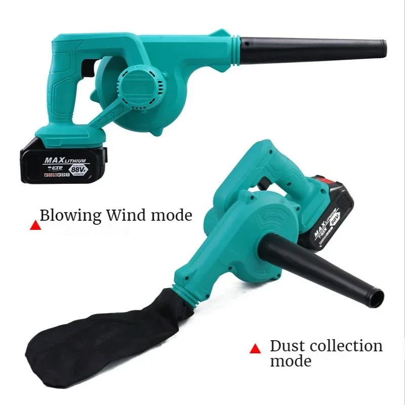 1000W Electric Air Blower Cordless Handheld Leaf Computer Dust Collector Rechargeable Power Tool Cleaner For Makita 48V Battery