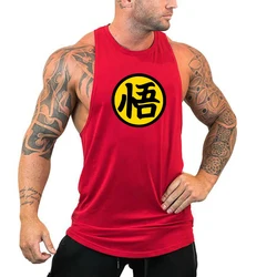 Mens Casual Fitness Tank Tops Summer Breathable Cotton Cool Feeling Sleeveless Shirt Gym Bodybuilding Training Muscle Clothing