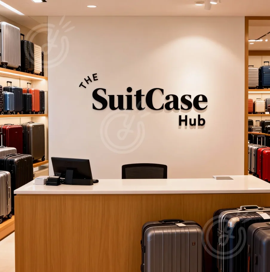 مخصص الاكريليك الأعمال لافتات شخصية الأعمال الإعلان شعار الجدار 3D رسالة مخصصة الاكريليك حقيبة محور تسجيل الرسالة