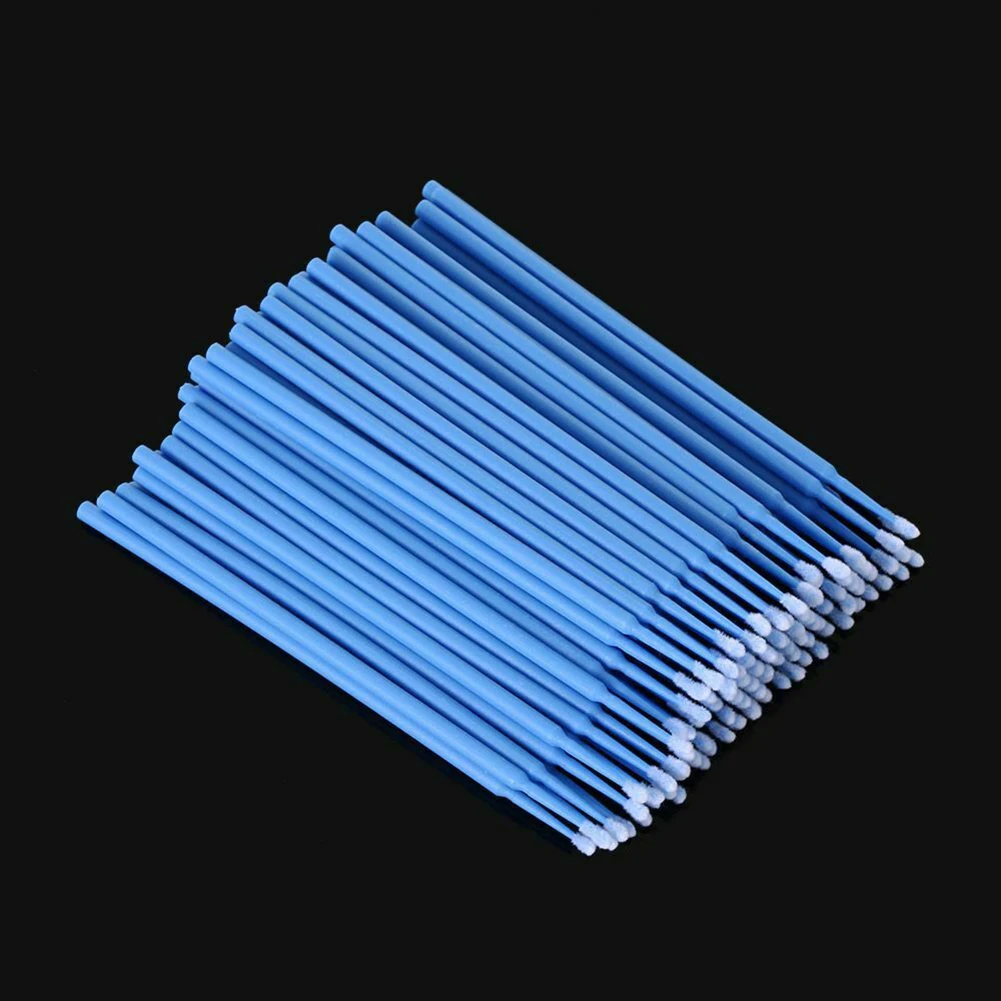 100pcs Paint Brushes Paint Touch-up Dentistry Pen Car ApplicatorSticks Once-only Use Automobile Pen Cleaning Paint Brushes