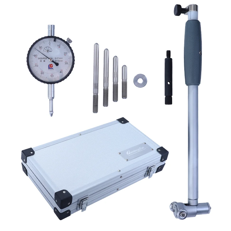 GUANGLU Dial Bore Gauge 50-160mm/0.01mm Center Ring Dial Indicator Micrometer Gauges Measuring Tools