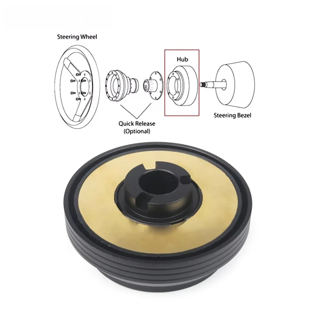 100H Steering Wheel Short Hub Adapter For Mitsubishi Eclipse/Galant/Lancer/Mirage/Montero Subaru Impreza WRX Dodge Colt