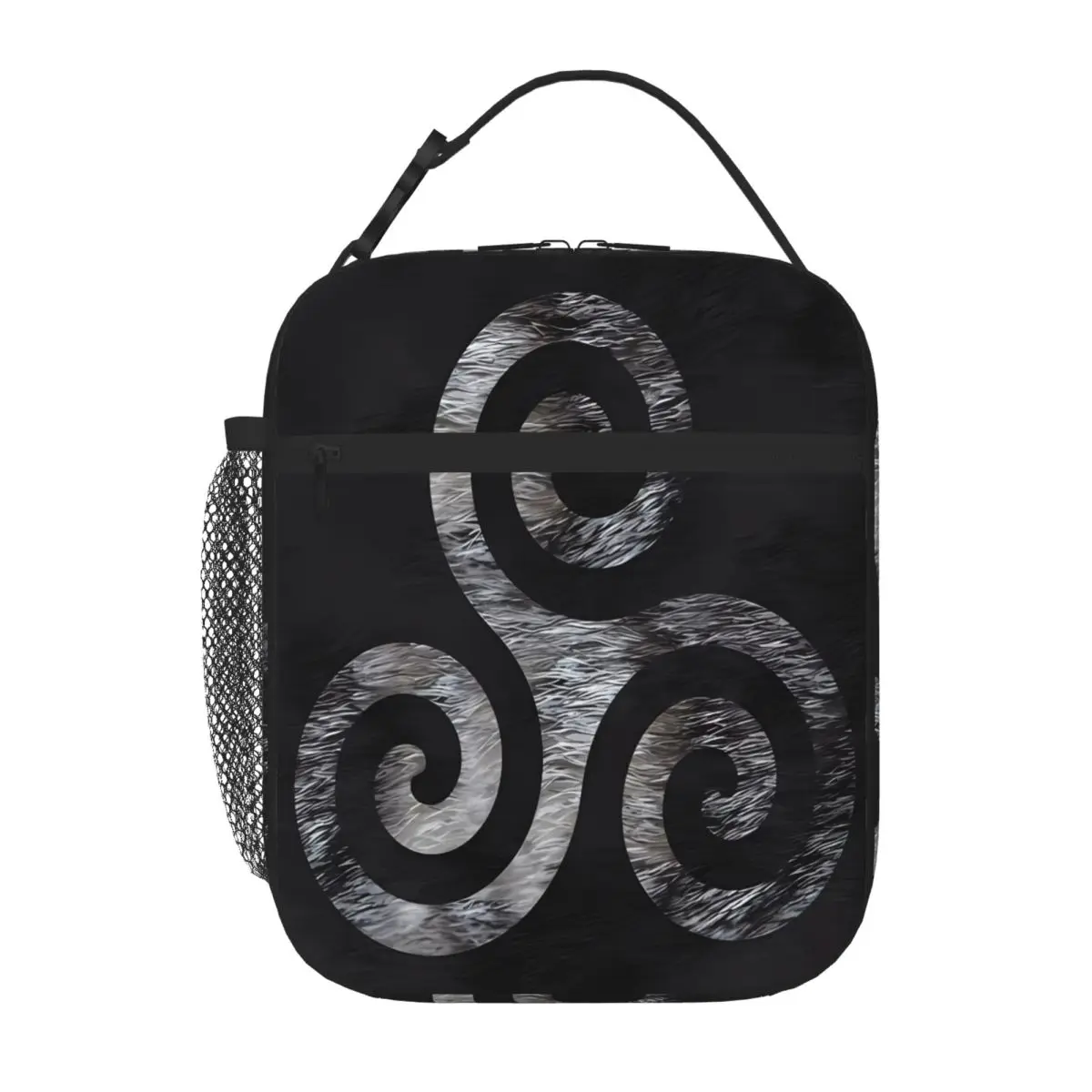 Bestselling Teen Wolf Triskele Neoprene Texture Thermal Food Carrier Office Meal Prep Lunch Bag