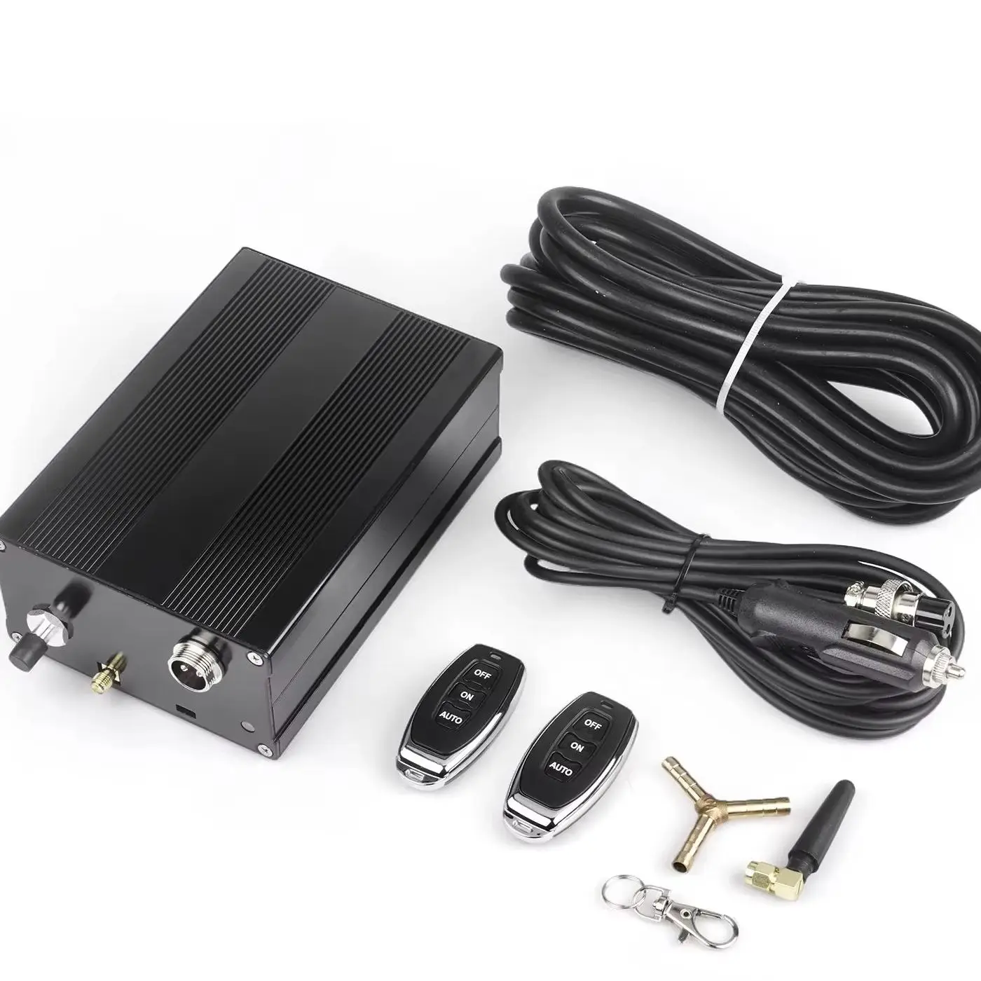 Universal Black Car Exhaust Vacuum Valve Controller Remote Control Of the Exhaust Valve Actuator With Memory 12V