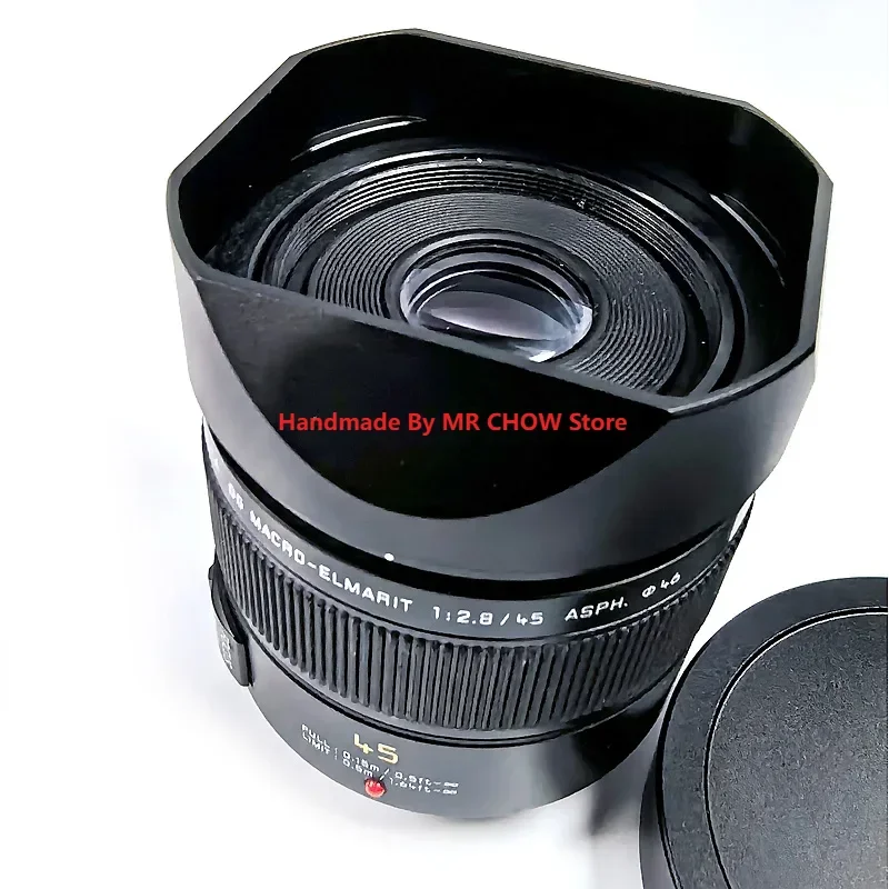 

Metal Bayonet Square Len hood for Panasonic Leica DG Macro-Elmarit 45mm F2.8 ASPH Comes With Metal Cap