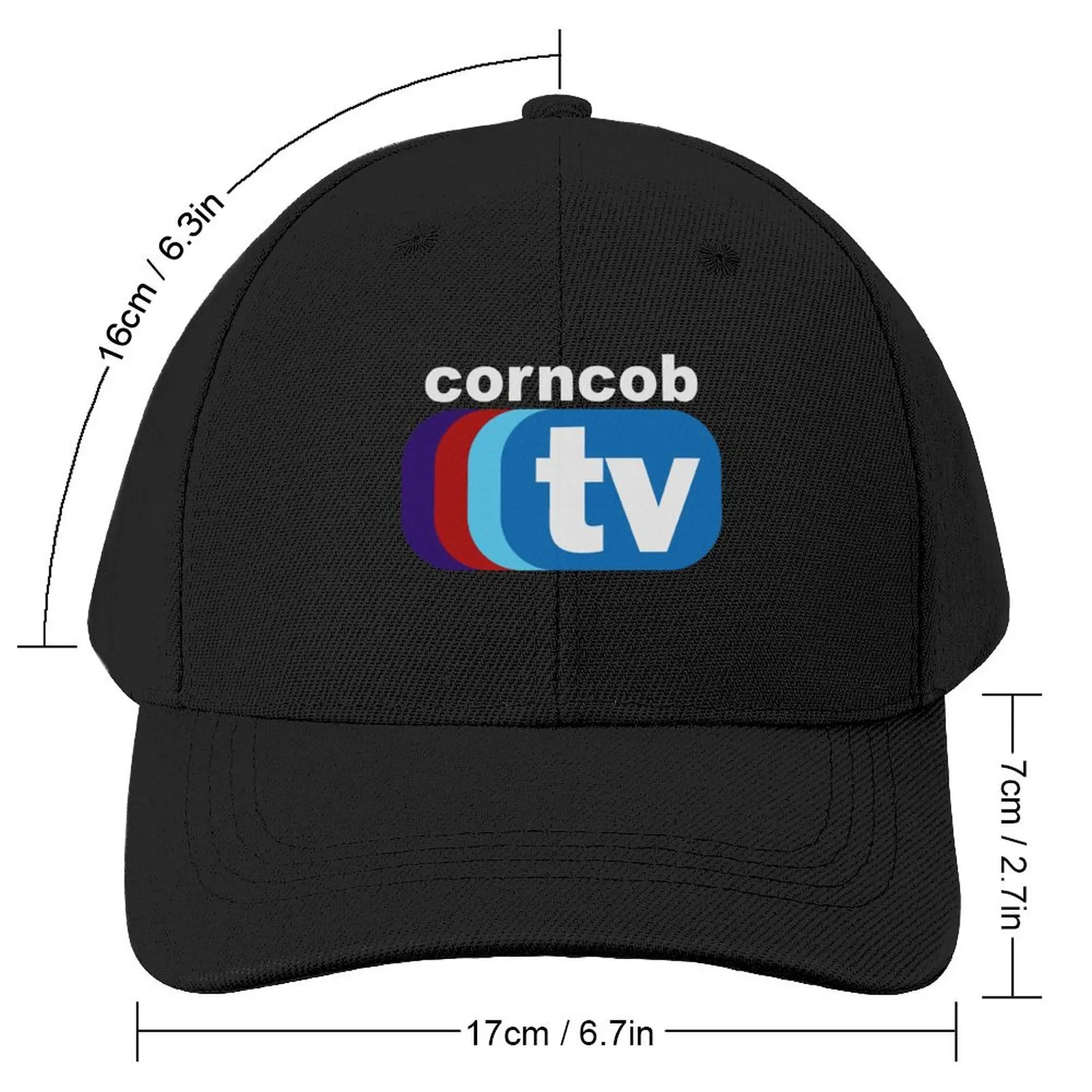 CORNCOB TV Baseball Cap Hip Hop Fluffy Hat Snapback Cap Women's Golf Wear Men's