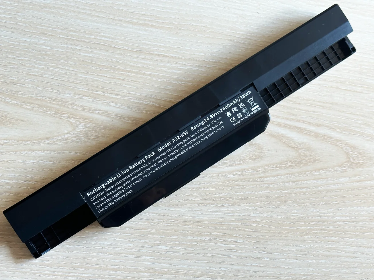 14.4V/14.8V 2600mAh Laptop Battery Pack A41-K53 A32-K53 for ASUS K53 K53E X54C X53S X53 K53S X53E X53SV X53U X53B A42-K53 K43S