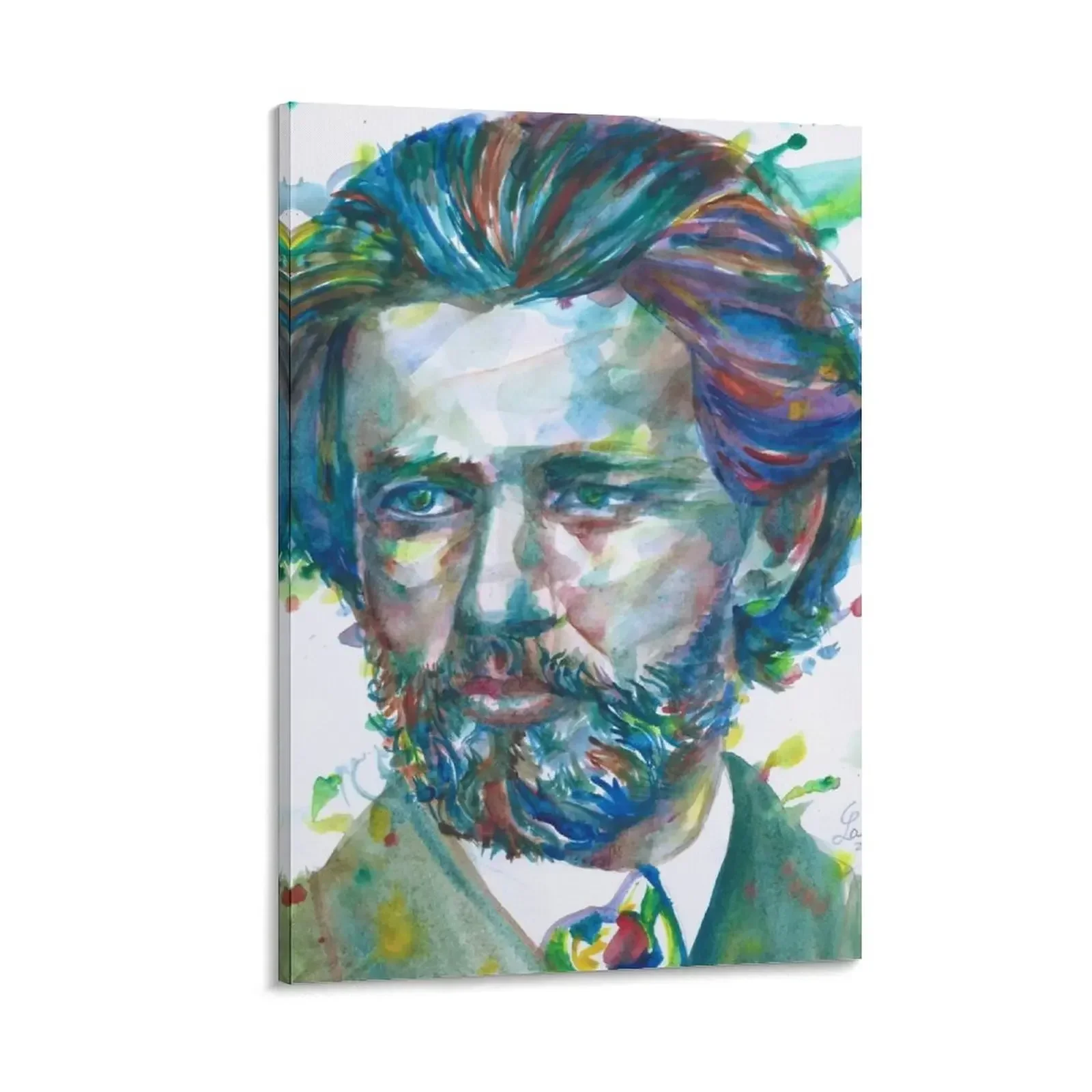 

PYOTR ILYICH TCHAIKOVSKY - watercolor portrait.2 Canvas Painting wall art bedrooms decor Decoration wall
