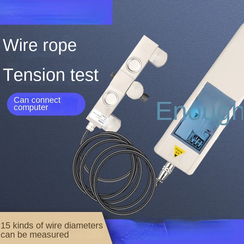 

Digital Display Side Pressure Tensiometer Tester Cable Anchor Elevator Metal Wire Rope Portable Handheld Detector