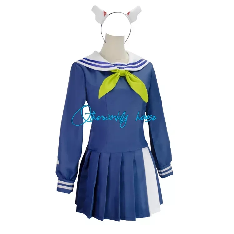 Anime niebieskie archiwum kafumizawa Miyu przebranie na karnawał dla kobiet XS-XL dziewczyna mundurek marynarski akcesoria do spódnic kostium Cosplay na Halloween przebranie na karnawał