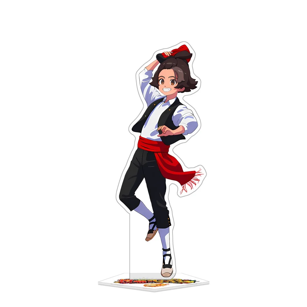New Inazuma Eleven Acrylic Stand Keychain Endou Gouenji Shiro Spain Flamenco Style Desktop Decor Cartoon Figure