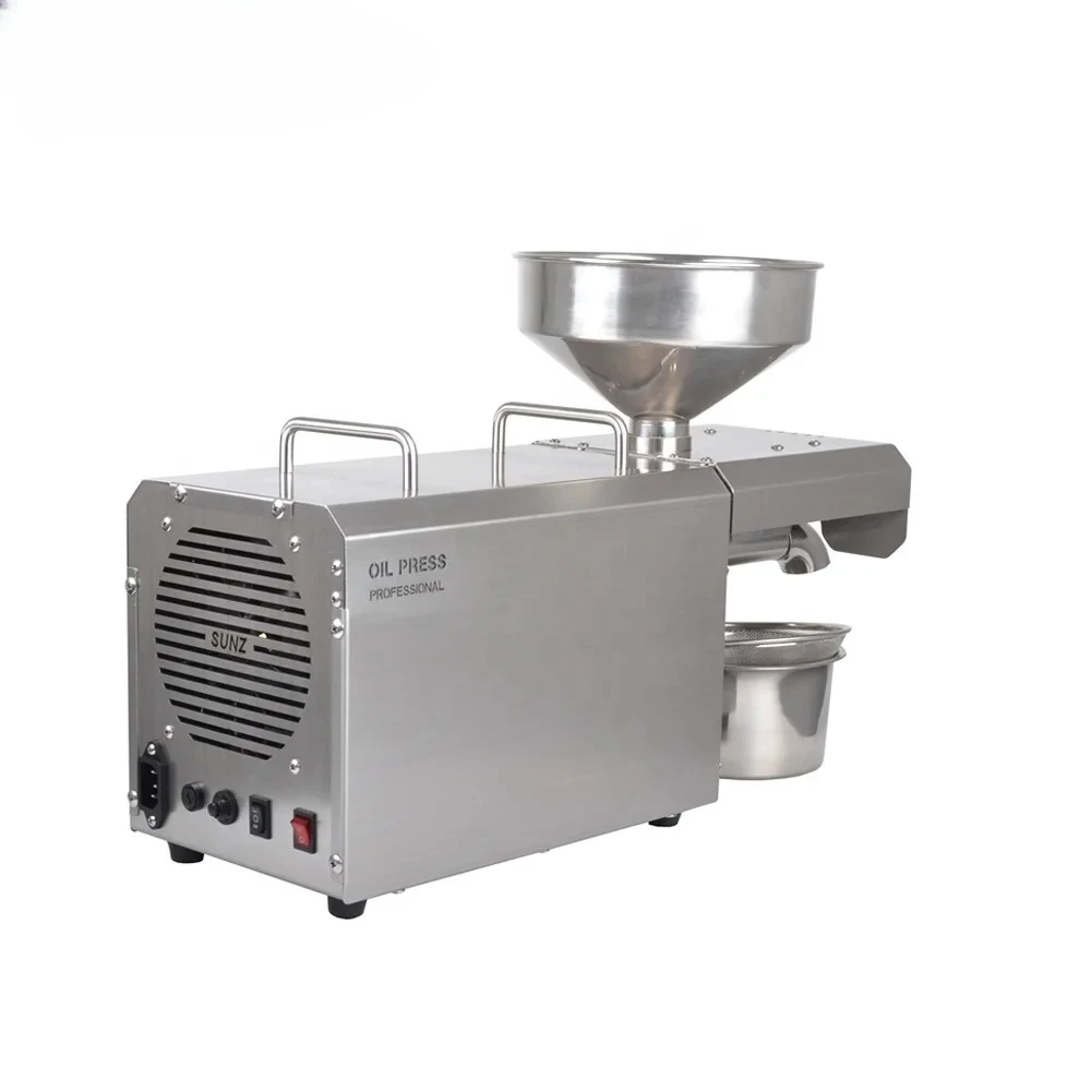 S8 1500w Homeuse Cold Oil Press Machine/automatic Home Use Oil Presser 6~10kg/hr