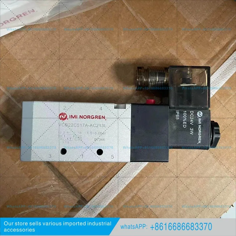 VCB22C517A-AC213L, Pilot Operated Solenoid Valve, G3/8 'Thread, 24DC