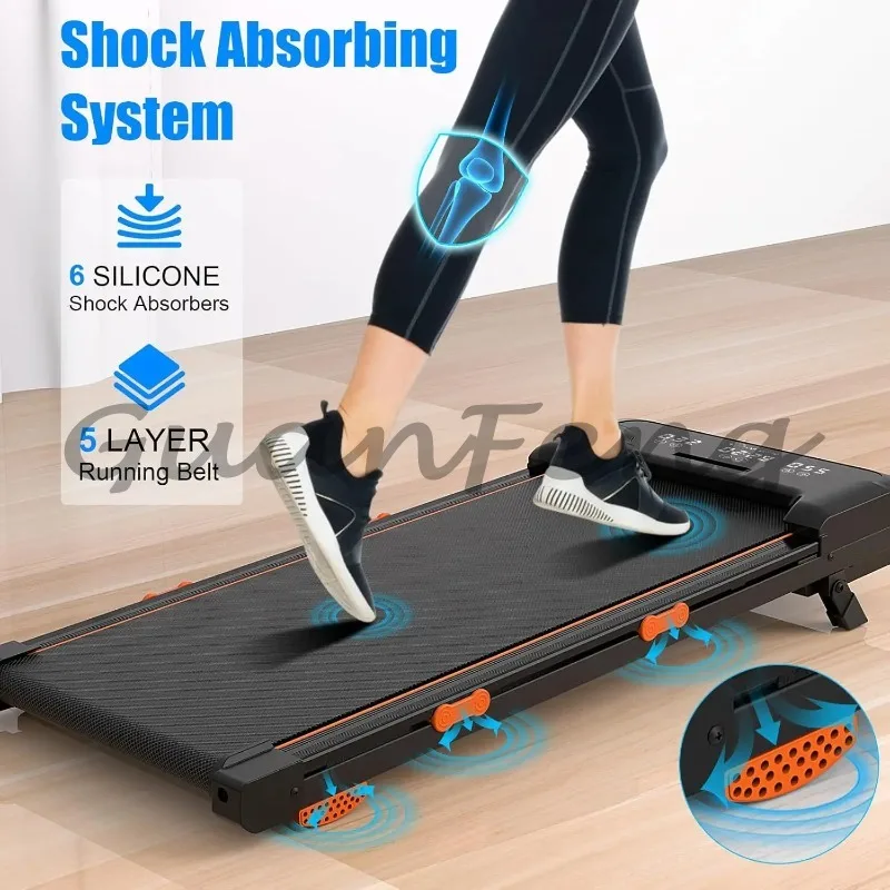 Professional Small Electric Walking Pad Treadmill, Under‑Desk Treadmill for Home, Office & Gym Daily Walking Fitness Workout
