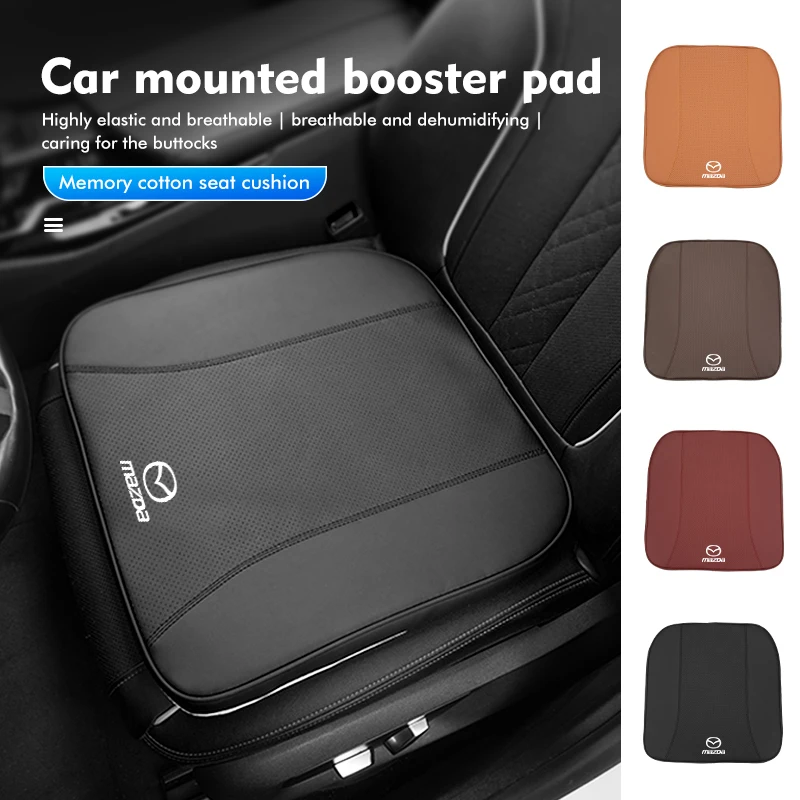 Car Seat Booster Cushion Breathable Memory Foam Cushion For Mazda 6 3 CX5 5 2 323 CX7 Demio Atenza Axela MX30 CX30 CX3